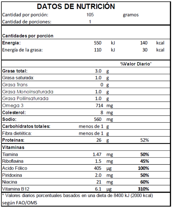 + Rendimiento 105g - Image 2