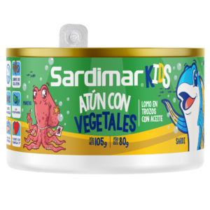 Atún con vegetales 105 gramos