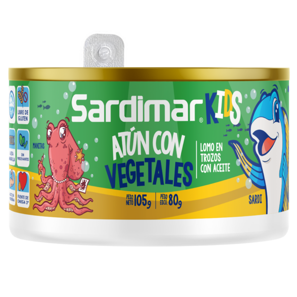 Atún con vegetales 105 gramos