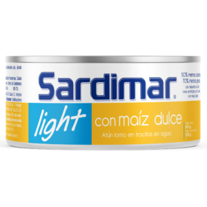 Atún Trozos con Maíz Dulce en Agua Sardimar 140g