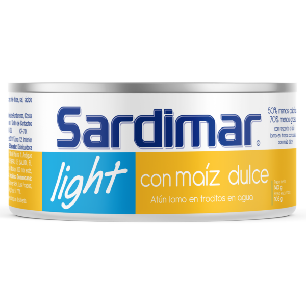 Atún Trozos con Maíz Dulce en Agua Sardimar 140g
