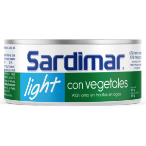 Atún Trozos Con vegetales en Agua Sardimar 140g