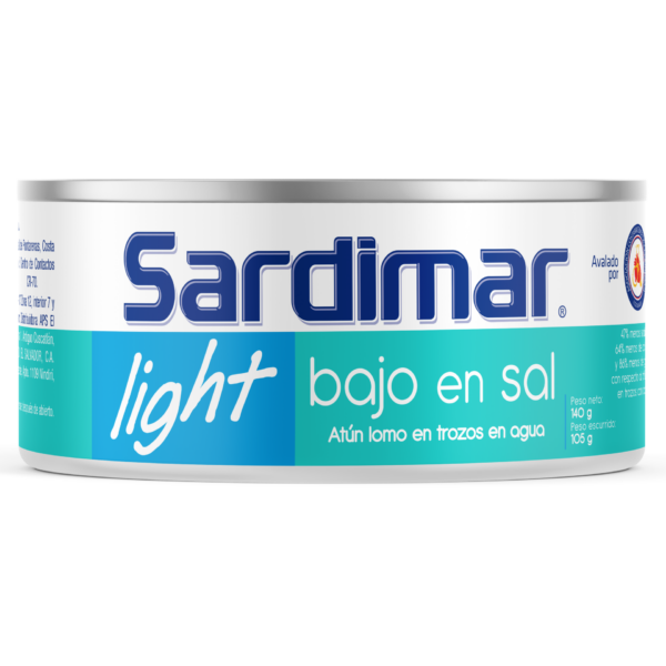 Atún Trozos Bajo en Sal Sardimar 140g