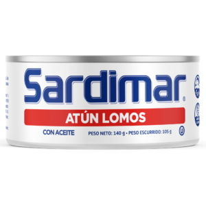 Atún Lomos Aceite Sardimar 140g