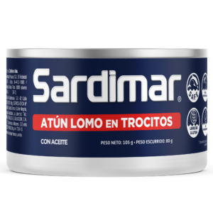 Atún Trocitos Aceite Sardimar 105g
