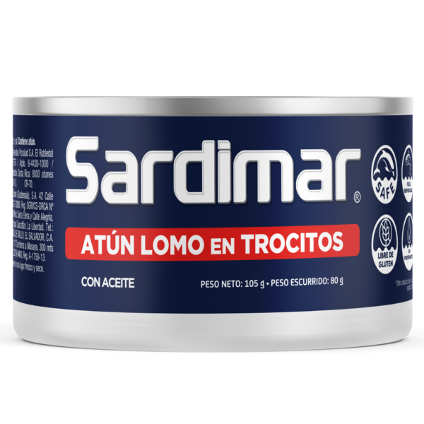 Atún Trocitos Aceite Sardimar 105g