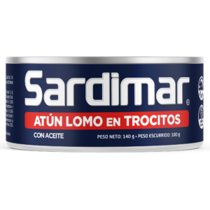 Atún Trocitos Aceite Sardimar 140g