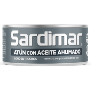 Atún Trocitos Ahumado Sardimar 140g