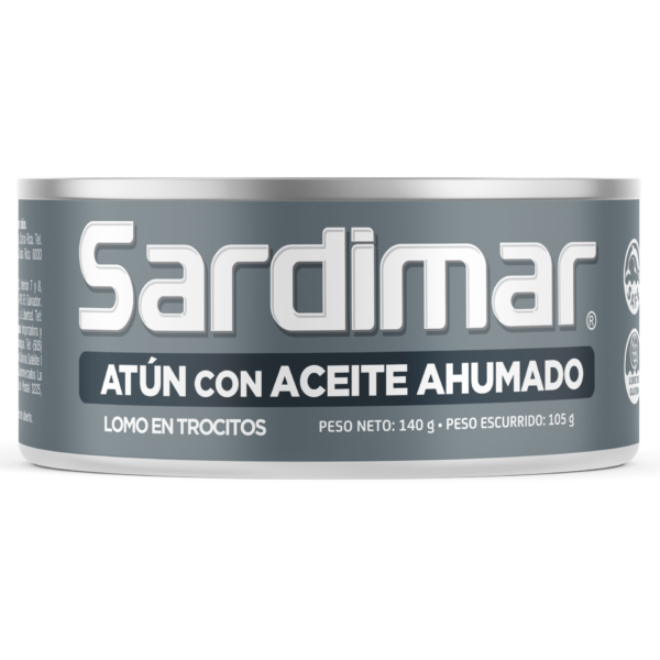 Atún Trocitos Ahumado Sardimar 140g