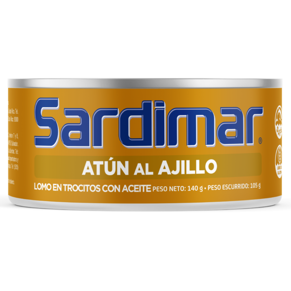 Atún Trocitos al Ajillo Sardimar 140g