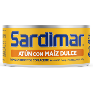 Atún Trocitos con Maíz Dulce Sardimar 140g
