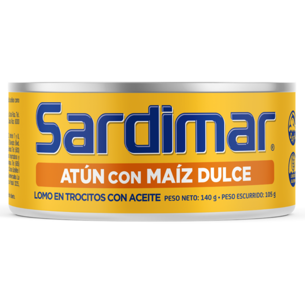 Atún Trocitos con Maíz Dulce Sardimar 140g
