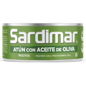 Atún Trocitos Aceite Oliva Sardimar 140g