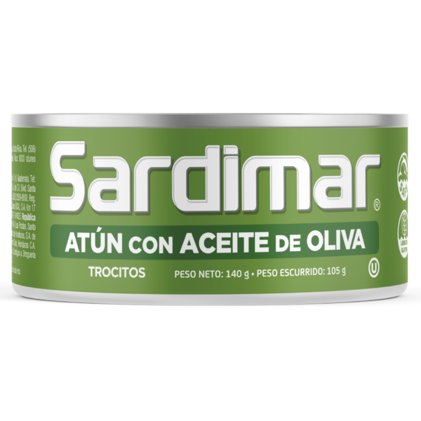 Atún Trocitos Aceite Oliva Sardimar 140g