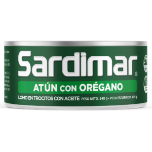 Atún Trocitos con Oregano Sardimar 140g