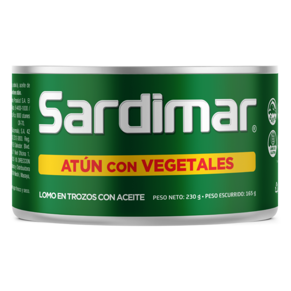 Atún Trozos Con vegetales Sardimar 230g