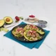 Chalupas de atún con aguacate