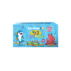 4PACK – 2 ATÚN LOMO EN TROZOS + 2 ATÚN CON VEGETALES